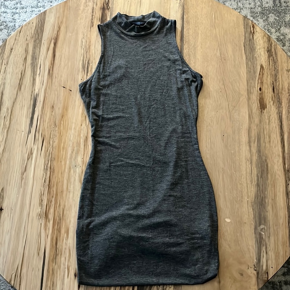 Grey bodycon dress